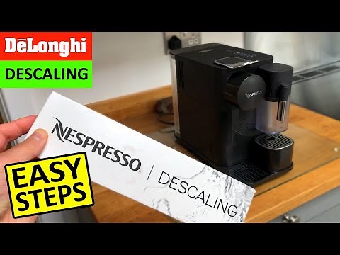 How to descale DeLonghi Nespresso Lattissima One My Machine Easy Steps