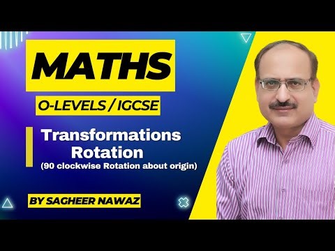 Rotation I 90 degree clockwise about origin I Maths I O LEVEL I IGCSE I
