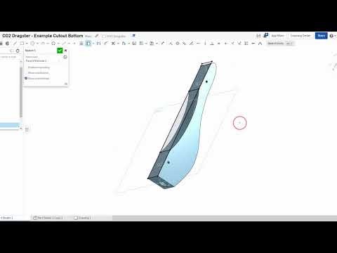Part 6b (Creating the Top Profile - Cutout Bottom) - CO2 Dragster Design