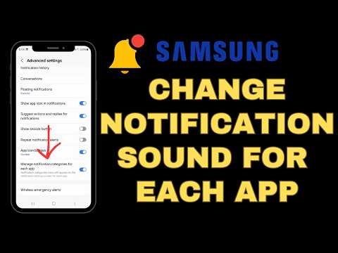 How to change Notification sound for individual Apps | Change Instagram Notification sound (Samsung)