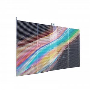 [Hot Item] P3.91 P7.81 Indoor Transparent LED Display Screen Shopping Mall Window Glass High-Transparency LED Display Screen