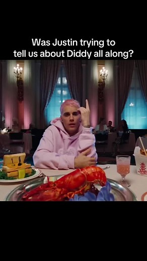 the man is eating cheeto PUFFS. (Puff daddy)? Idk what do yall think #justinbieber #pdiddy