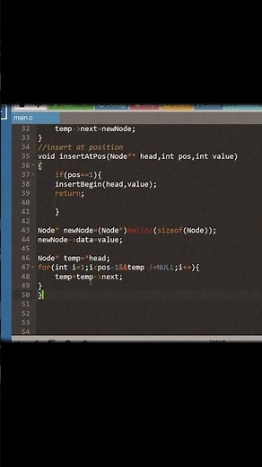 Insert Node at Any Position in Linked List #coding #programming #dsa #placementprep