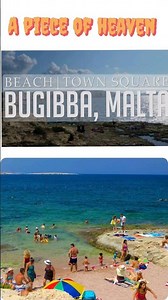Bugibba Beach Malta || Sun Set view || Malta Beautiful beach || Tourist destination of Malta || Love
