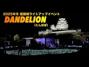 2025年冬 姫路城イルミネーション DANDELION Himeji Castle illumination 2025 winter
