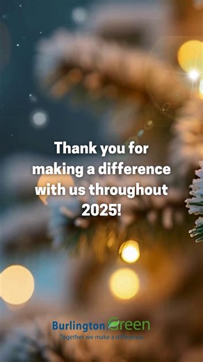 Happy Holidays from the BG family to yours.🕊️❄️🌲🌎 Thank you for making a difference with us throughout 2025 — together, we’ve protected nature, supported local, and built a greener Burlington. Here’s to an even more environmentally conscious 2026! #BurlingtonGreen #Holidays #BurlOn #BurlingtonOnt