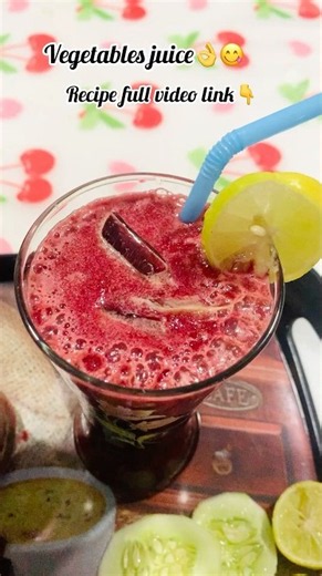 Vegetables juice recipe #refreshing #drink #super #tasty #summer #drink #healthylifestyle#shorts#yt