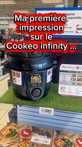 Mes premières impressions sur le dernier Cookeo, le Cookeo Infinity : À première vue, je ne suis pas trop emballé par cet appareil , je le trouve trop imposant et dommage que la cuve ne soit pas plus grande en conséquence… en ce qui concerne la vis au milieu, je trouve ça pas top, si on ne veut pas se servir de la pale… au niveau du air Fryer j’ai aussi une préférence pour les paniers à tiroirs et par-dessus tout, je trouve fort dommage que Moulinex n’est pas intégré la balance . Point négatif l