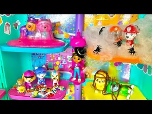 Paw Patrol's Haunted House Adventure at Gabby's Dollhouse! 🤩