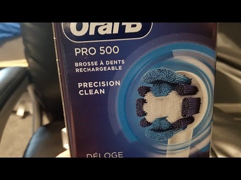 Oral B pro 500 unboxing and quick look