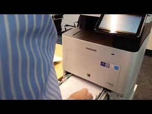 Samsung SL-C4060 - Loading Paper in the Tray