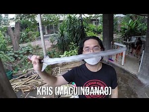 Cutting with Real Traditional Filipino Weapons (Itak, Ginunting, Kris, Kampilan)