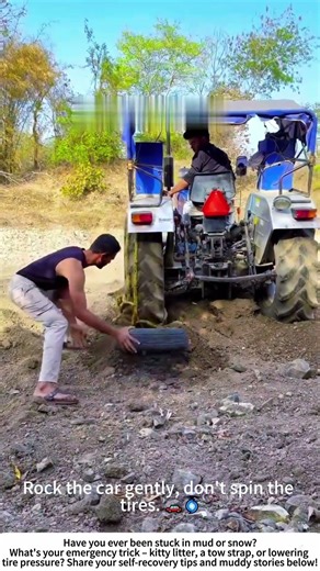 Getting a Car Out of Mud – Simple Tricks Without a Tow Truck 🚗💧