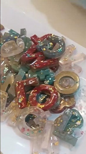 Personalized Resin Alphabet Keychains – Handcrafted with Love