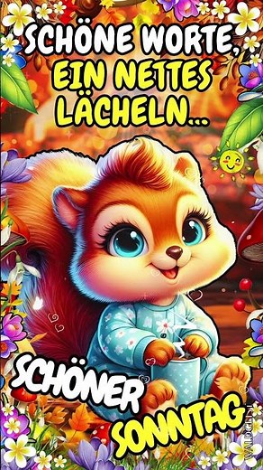 Einen schönen Sonntag wünsch ich dir🌞Sonntagsgrüße🌞