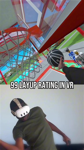 99 Layup rating in vr!! #gymclassvr #vr #vrbasketball #basketball | vr basketball