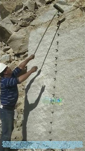 Splitting Stone: How Traditional Wedging Creates Perfect Fractures