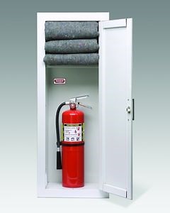 [Hot Item] Fully Recessed Fire Blanket/Extinguisher Cabinet