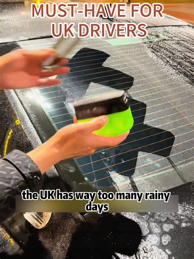 Crystal Clear Car Windows with Our Oil Film Cleaning Brush