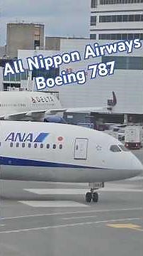 ANA Boeing 787 Dreamliner Gracefully Taxiing at Seattle ✈️
