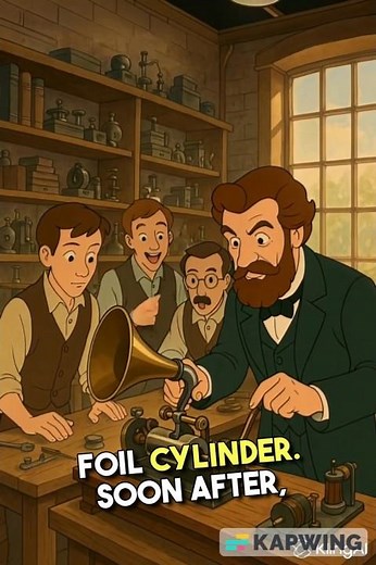 History of the Gramophone. #aianimation #aishorts #history #shorts #gramophone