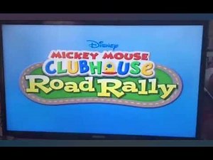 Mickey Mouse Clubhouse Road Rally 2010 DVD Menu Title Cards