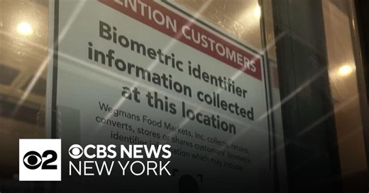 Supermarket chain Wegmans is scanning customers' faces at some stores and storing data