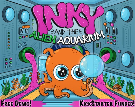 Inky and the Alien Aquarium by Pocket Pulp