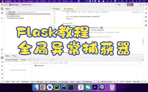 5. Flask全局异常捕获器