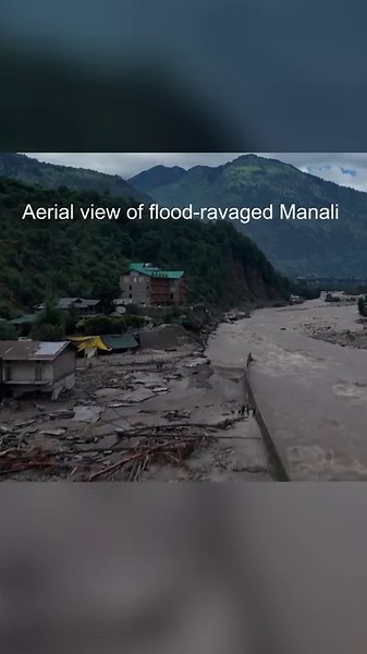 13K views · 68 reactions | WATCH: Aftermath of the flood that ravaged Manali in Himachal Pradesh due to incessant heavy rainfall in the region. #MonsoonMayhem #HimachalPradesh #Manali #RainFury #Monsoon2023 | India Today | Facebook