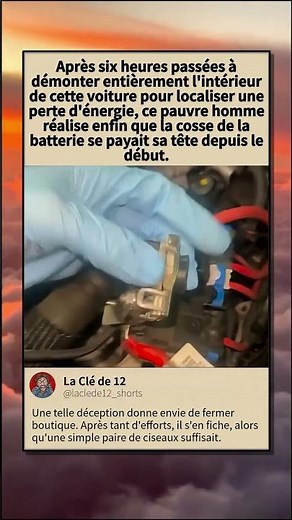 Pourquoi vérifier la batterie en premier ?