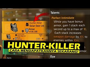 How to Get Hunter Killer Body Armor in The Division 2 That Beginners Rarely Know