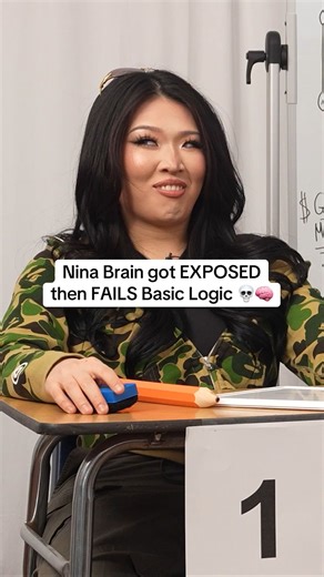 O3 on Instagram: "She said the wrong thing… TWICE 💀🧠 #o3 #jimmyzhang #fanfan #ninalin #edwardso #funnyshorts #viralclip #iqfail #censoredmoment #brainterrorism #unhingedmoments"