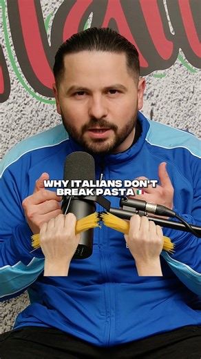 The reason Italians don’t break their pasta 🍝🇮🇹