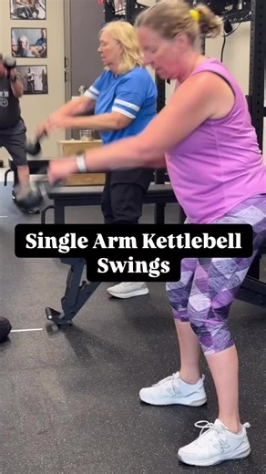 💥 Why We Love the Single-Arm Kettlebell Swing 💥 It’s more than just a flashy move. The single-arm kettlebell swing packs a serious punch when it comes to: ✅ Power & Explosiveness – We’re training that hip snap for real-world strength—think jumping, sprinting, lifting. ✅ Grip & Shoulder Stability – Your grip, forearm, and shoulder muscles work overtime to keep that bell under control. ✅ Unilateral Balance – It shows you real quick if one side is weaker than the other. And then it helps you fix 