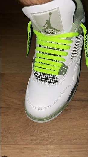 Jordan 4 lace | how to tie your jordans | lace tutoiral for jordan sneakers | jordan shoe lace