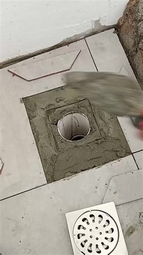 How to Install Floor Tiles Around a Drain