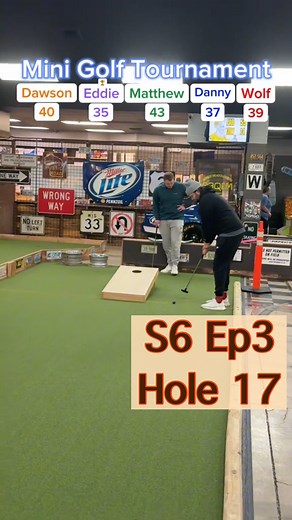 91K views · 713 reactions | Mini Golf Season 6 Tournament #3 | Hole 17 #twintourgolf #golf #minigolf #miniputtputt #minigolfcourse #tournament #reels #shorts | Twin Tour Golf | Facebook