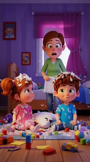 Cute Brother Sister Fight – Funny 3D Cartoon Animation | Kids Short Video