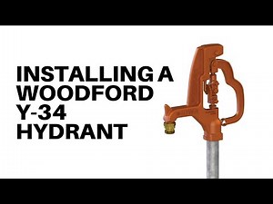 Installing a Woodford (IOWA) Y- 34 Freeze Proof Hydrant
