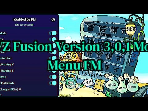 Pvz Fusion V3,0,1 Mod Menu FM