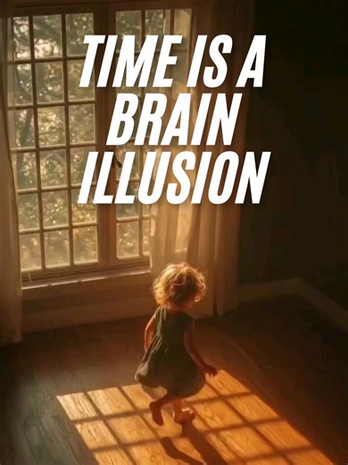 Your Brain Can Speed Up and Slow Down Time! Time feels faster as we age because the brain records fewer new experiences. Time perception is a mental illusion. #timefliess #brain #facts #psychologyy #MindBlown #RealityGlitch #DidYouKnow #foryourpage #illusion #timetravel