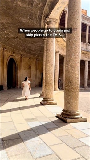 The Secret Paradise Inside Spain’s Alhambra Palace 🌿 #Alhambra #GranadaSpain #SpainTravel #Travel