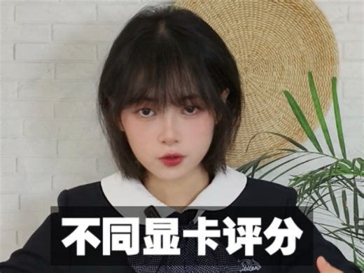 不同显卡评分！
