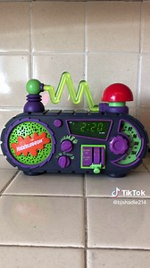Rare Nickelodeon Time Blaster Alarm Clock Thrift Store Find