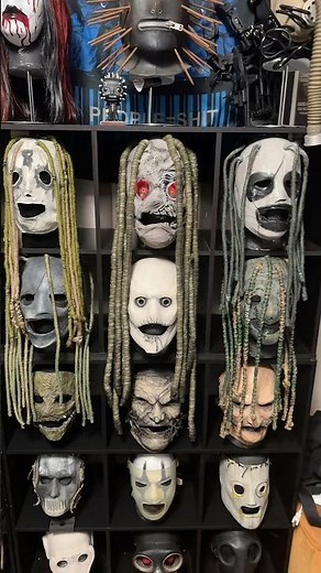 The Corey Taylor mask collection at the moment. #slipknot #coreytaylor #slipknotfans #metal