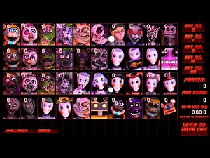 FNaF : Security Breach - Ultimate Custom Night (Main Menu)
