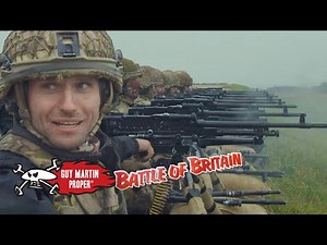 Guy fires the machine guns used during the Battle of Britain | Guy Martin Proper
