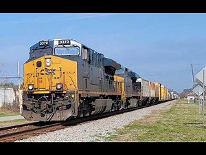 CSX M491-07 rolling SB through Lake City