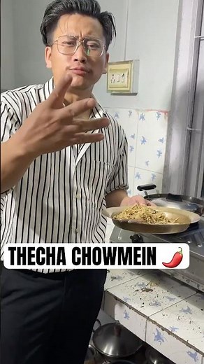 Day 82/100 🔥 MasterChef Style Thecha Chowmein 🌶️🍜